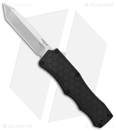 Hogue Knives Exploit OTF Automatic Knife Tanto Black (3.5" Stonewash) 34040 3 Hogue Knives Exploit OTF Automatic Knife Tanto Black (3.5" Stonewash) 34040
