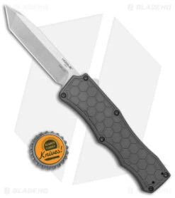 Hogue Knives Exploit OTF Automatic Knife Tanto Gray (3.5" Stonewash) 34042 -Sharp Blade Depot Hogue Knives Exploit OTF Auto Tanto Gray SW BHQ 93906 jr bottlecap