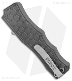 Hogue Knives Exploit OTF Automatic Knife Tanto Gray (3.5" Stonewash) 34042 -Sharp Blade Depot Hogue Knives Exploit OTF Auto Tanto Gray SW BHQ 93906 jr side