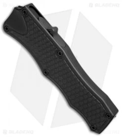 Hogue Knives OTF Automatic Knife Black (3.375" Black) -Sharp Blade Depot Hogue Knives OTF Black Black 34016 EXLALM BHQ 74106 jr spine