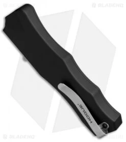 Hogue Knives OTF Tanto Automatic Knife Black (3.375" Stonewash) 34000 6 Hogue Knives OTF Tanto Automatic Knife Black (3.375" Stonewash) 34000 -Sharp Blade Depot Hogue Knives OTF Tanto Black SW 34000 BHQ 50271 jr side