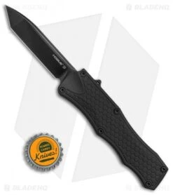 Hogue Knives OTF Tanto Automatic Knife Black (3.375" Black) 34006 -Sharp Blade Depot Hogue Knives OTF tanto black black 34006 BHQ 68519 er size