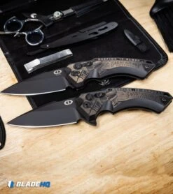 Hogue Knives/Outlaw Ordnance X5 Flipper Knife Class Barbershop (3.5" Black) 11 Hogue Knives/Outlaw Ordnance X5 Flipper Knife Class Barbershop (3.5" Black) -Sharp Blade Depot Hogue Knives Outlaw Ordnance X5 Auto Knife Class Barbershop Working BHQ 107277 kp barbershop web 1