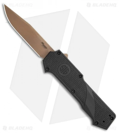 Hogue Knives SIG Compound Scorpion OTF Automatic Knife Black G10 (3.5" FDE PVD) 3 Hogue Knives SIG Compound Scorpion OTF Automatic Knife Black G10 (3.5" FDE PVD)