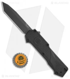Hogue Knives SIG Compound Tactical OTF Automatic Tanto Black G-10 (3.5"Black) -Sharp Blade Depot Hogue Knives SIG Compound Scorpion OTF Auto Tanto Black G 10 Black BHQ 118466 jr bottlecap