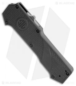 Hogue Knives SIG Compound Tactical OTF Automatic Tanto Black G-10 (3.5"Black) -Sharp Blade Depot Hogue Knives SIG Compound Scorpion OTF Auto Tanto Black G 10 Black BHQ 118466 jr spine