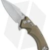 Hogue Knives X5 Spear Point Flipper Knife FDE (3.5" Stonewash) 34574 -Sharp Blade Depot Hogue Knives X 5 SP FDE SW 3.5in 34574 BHQ 81371 jr