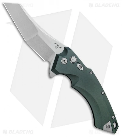 Hogue Knives X5 Wharncliffe Flipper Knife OD Green (4" Stonewash) 34544 3 Hogue Knives X5 Wharncliffe Flipper Knife OD Green (4" Stonewash) 34544