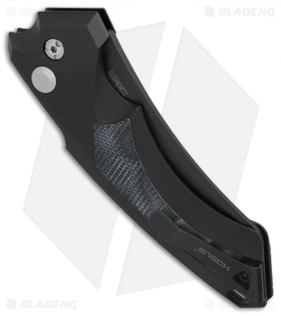 Hogue Knives EX-A05 Wharncliffe Automatic Knife Black G-Mascus (4" Black) 4 Hogue Knives EX-A05 Wharncliffe Automatic Knife Black G-Mascus (4" Black) - Image 2