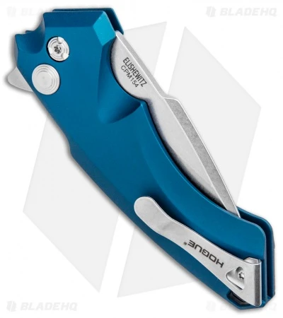 Hogue Knives X5 Flipper Knife Blue Aluminum (3.5" Stonewash) 34573 5 Hogue Knives X5 Flipper Knife Blue Aluminum (3.5" Stonewash) 34573 - Image 3
