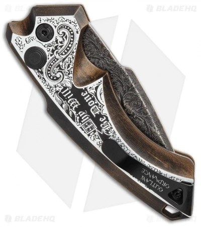 Hogue Knives/Outlaw Ordnance/Manspot X5 Automatic Knife (4" Bronze) Exclusive 5 Hogue Knives/Outlaw Ordnance/Manspot X5 Automatic Knife (4" Bronze) Exclusive - Image 3