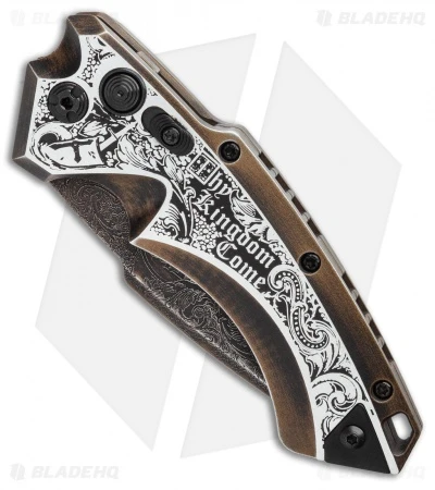 Hogue Knives/Outlaw Ordnance/Manspot X5 Automatic Knife (4" Bronze) Exclusive 4 Hogue Knives/Outlaw Ordnance/Manspot X5 Automatic Knife (4" Bronze) Exclusive - Image 2