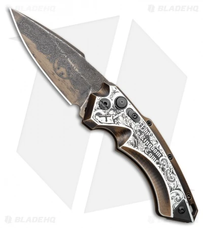 Hogue Knives/Outlaw Ordnance/Manspot X5 Automatic Knife (4" Bronze) Exclusive 3 Hogue Knives/Outlaw Ordnance/Manspot X5 Automatic Knife (4" Bronze) Exclusive