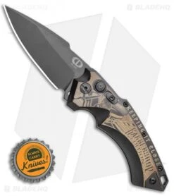 Hogue Knives/Outlaw Ordnance X5 Auto Knife Class Barbershop (3.25" Black) -Sharp Blade Depot Hogue Knives X5 Spear Point Automatic Knife 3.25in Working Class Barbershop 34593 EXLBHQ BHQ 107277 LS Bottlecap