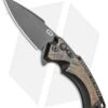 Hogue Knives/Outlaw Ordnance X5 Flipper Knife Class Barbershop (3.5" Black)