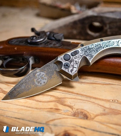 Hogue Knives/Outlaw Ordnance/Manspot X5 Automatic Knife (4" Bronze) Exclusive 7 Hogue Knives/Outlaw Ordnance/Manspot X5 Automatic Knife (4" Bronze) Exclusive - Image 5