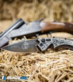 Hogue Knives/Outlaw Ordnance/Manspot X5 Automatic Knife (4" Bronze) Exclusive 15 Hogue Knives/Outlaw Ordnance/Manspot X5 Automatic Knife (4" Bronze) Exclusive -Sharp Blade Depot Hogue Knives X5 Spear Point Flipper Knife Bronze Manspot Exclusive BHQ 105684 kp hay web