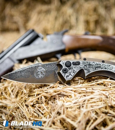 Hogue Knives/Outlaw Ordnance/Manspot X5 Automatic Knife (4" Bronze) Exclusive 9 Hogue Knives/Outlaw Ordnance/Manspot X5 Automatic Knife (4" Bronze) Exclusive - Image 7