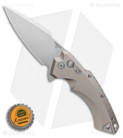 Hogue Knives X5 Spear Point Flipper Knife FDE (4" Stonewash) 34554 -Sharp Blade Depot Hogue Knives X5 Spear Point Flipper Knife FDE 4 Stonewash 34554 BHQ 81367 LS Bottlecap