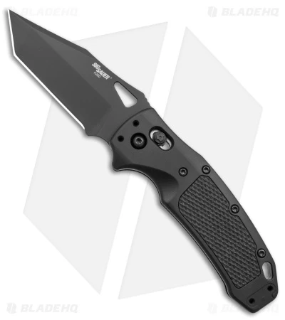 Hogue SIG K320 AXG Tanto Manual Folding Knife Black Aluminum/G-10 (3.5" Black) 3 Hogue SIG K320 AXG Tanto Manual Folding Knife Black Aluminum/G-10 (3.5" Black)