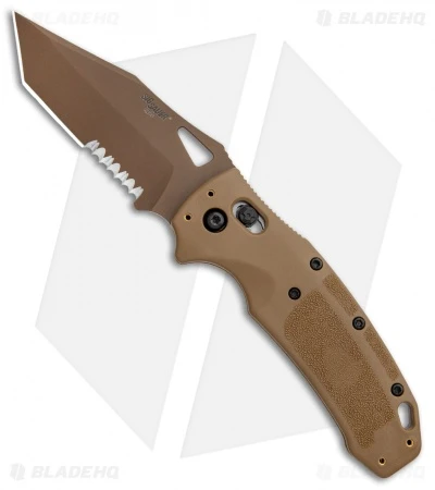 Hogue Sig K320 ABLE Lock Folding Knife Coyote Nylon Poly Tanto Serr (3.5" PVD) 3 Hogue Sig K320 ABLE Lock Folding Knife Coyote Nylon Poly Tanto Serr (3.5" PVD)