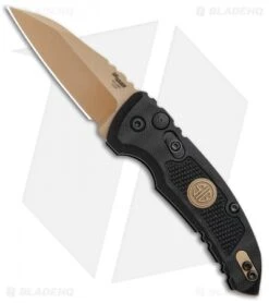 Knives Shop 23 Hogue Sig Sauer A01 Microswitch Automatic Knife Wharncliffe (2.6" FDE)