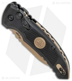 Knives Shop -Sharp Blade Depot Hogue Sig Sauer A01 Microswitch Auto Wharncliffe FDE 16100 BHQ 102933 jr spine
