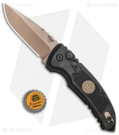 Hogue Sig Sauer A01 Microswitch Automatic Knife Drop Point (2.6" FDE) -Sharp Blade Depot Hogue Sig Sauer A01 Microswitch Automatic Knife Drop Point FDE BHQ 102934 kp jr bottlecap