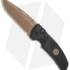 Hogue Sig Sauer EX-A01 Automatic Knife Black G-10 (3.5" FDE) 36130 -Sharp Blade Depot Hogue Sig Sauer EX A01 Auto black G 10 FDE BHQ 84594 jr