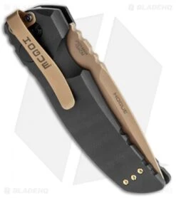Hogue Sig Sauer EX-A01 Automatic Knife Black G-10 (3.5" FDE) 36130 8 Hogue Sig Sauer EX-A01 Automatic Knife Black G-10 (3.5" FDE) 36130 -Sharp Blade Depot Hogue Sig Sauer EX A01 Auto black G 10 FDE BHQ 84594 jr side