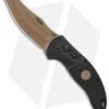 Hogue Sig Sauer EX-A04 Wharncliffe Automatic Knife Black G-10 (3.5" FDE) 36420 -Sharp Blade Depot Hogue Sig Sauer EX A04 Wharncliffe Auto Black G 10 FDE 36420 BHQ 84597 jr