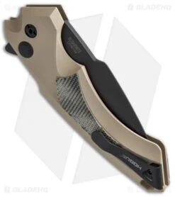 Hogue Knives X5 Tactical Flipper Knife FDE G-Mascus (4" Black) 7 Hogue Knives X5 Tactical Flipper Knife FDE G-Mascus (4" Black) -Sharp Blade Depot Hogue X 5 FDE G Mascus 34557 EXLMTG BHQ 49336 jr side