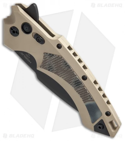 Hogue Knives X5 Tactical Flipper Knife FDE G-Mascus (4" Black) 4 Hogue Knives X5 Tactical Flipper Knife FDE G-Mascus (4" Black) - Image 2