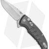 Hogue X1 Microflip Drop Point Flipper Knife Matte Gray (2.6" Stonewash) 24172 -Sharp Blade Depot Hogue X1 Microflip DP Flipper Matte Gray SW HOGK24172 BHQ 73363 jr