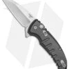Hogue X1 Microflip Wharncliffe Flipper Knife Matte Gray (2.6" SW) 24162 -Sharp Blade Depot Hogue X1 Microflip Folder Wha 24162 BHQ 83149 jr