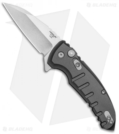 Hogue X1 Microflip Wharncliffe Flipper Knife Matte Gray (2.6" SW) 24162 3 Hogue X1 Microflip Wharncliffe Flipper Knife Matte Gray (2.6" SW) 24162