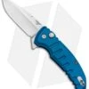 Hogue X1 Microflip Flipper Knife Matte Blue Aluminum (2.6" Stonewash) 24178 1 Hogue X1 Microflip Flipper Knife Matte Blue Aluminum (2.6" Stonewash) 24178 -Sharp Blade Depot Hogue X1 Microflip Matte Blue Aluminum SW 24178 EXLRSR BHQ 95491 jr