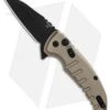 Hogue X1 Microflip Wharncliffe Flipper Knife Matte FDE (2.6" Black) 24167 -Sharp Blade Depot Hogue X1 Microflip Wharncliffe Matte FDE Black BHQ 84473 er