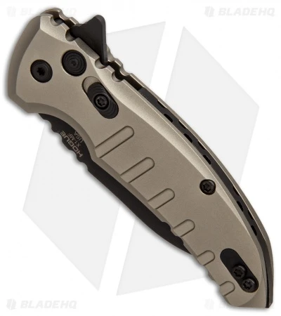 Hogue X1 Microflip Wharncliffe Flipper Knife Matte FDE (2.6" Black) 24167 5 Hogue X1 Microflip Wharncliffe Flipper Knife Matte FDE (2.6" Black) 24167 - Image 3