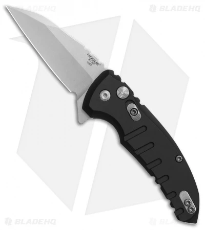 Hogue X1 Microflip Wharncliffe Flipper Knife Matte Black (2.6" SW) 24160 3 Hogue X1 Microflip Wharncliffe Flipper Knife Matte Black (2.6" SW) 24160