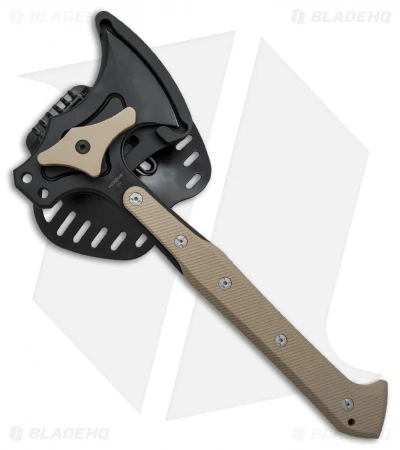 Hogue Knives 14" EX-T01 Tomahawk Axe FDE G-10 4 Hogue Knives 14" EX-T01 Tomahawk Axe FDE G-10 - Image 2