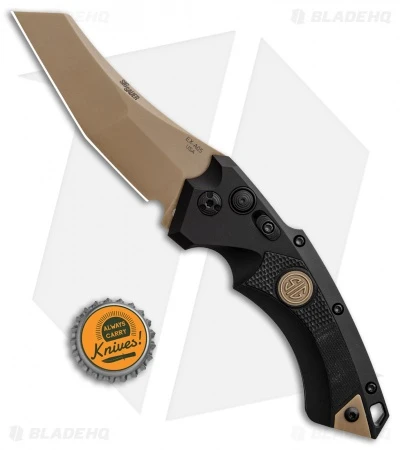 Hogue Sig Sauer EX-A05 Wharncliffe Automatic Knife Black (3.5" FDE) 36520 6 Hogue Sig Sauer EX-A05 Wharncliffe Automatic Knife Black (3.5" FDE) 36520 - Image 4