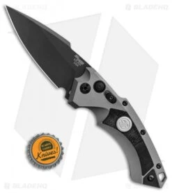 Hogue Sig Sauer EX-A05 Spear Point Automatic Knife Gray (3.5" Black) 36532 -Sharp Blade Depot Sig Knives EX A05 Spear Point FDE SW BHQ 84601 er bottlecap jr