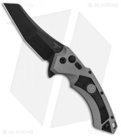 Knives Shop 11 Hogue Sig Sauer X5 Wharncliffe Flipper Knife Gray (4" Black) 36542