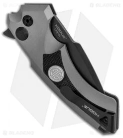 Hogue Sig Sauer X5 Spear Point Flipper Knife Gray (3.5" Black) 36572 8 Hogue Sig Sauer X5 Spear Point Flipper Knife Gray (3.5" Black) 36572 -Sharp Blade Depot Sig X5 Sig Tactical Folder 36572 BHQ 82363 jr side