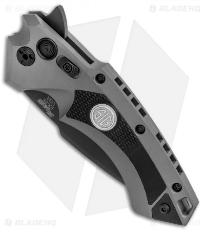 Hogue Sig Sauer X5 Spear Point Flipper Knife Gray (3.5" Black) 36572 4 Hogue Sig Sauer X5 Spear Point Flipper Knife Gray (3.5" Black) 36572 - Image 2