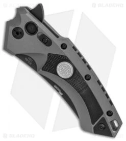 Hogue Sig Sauer X5 Wharncliffe Flipper Knife Black (3.5" Black) 36562 8 Hogue Sig Sauer X5 Wharncliffe Flipper Knife Black (3.5" Black) 36562 -Sharp Blade Depot Sig X5 Sig Tactical Folder C BHQ 84221 er spine