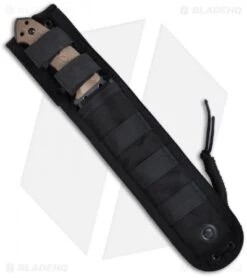 Hogue Knives EX-F01 Large Tactical Fixed Blade Knife Tan G10 (7" Plain) 35157 -Sharp Blade Depot hogue drop point blade 7 tan 35157 sheath