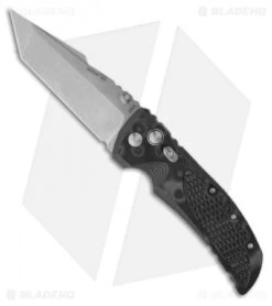 Hogue Knives EX01 Knife Black G10 Tanto Blade (4" Tumble)