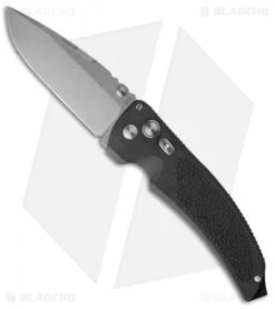 Hogue Knives EX03 Knife Drop Point Black (4" Tumble Plain) 34350
